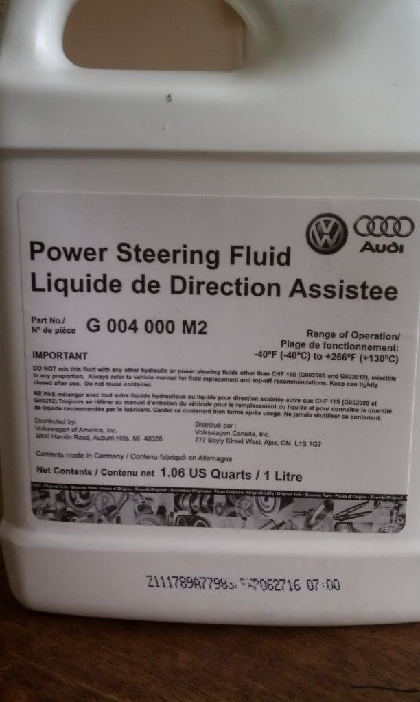 Power Steering Fluid Change Club Touareg Forum