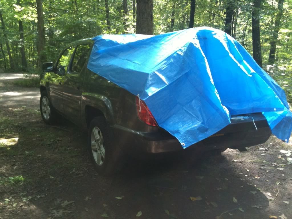 Truck-bed tent for honda ridgeline #6