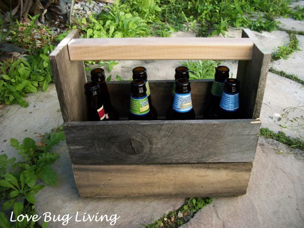 http://www.lovebugliving.com/2013/03/wood-pallet-beer-bottle-carrier.html