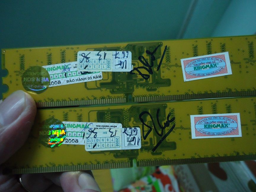 Cặp DDR2 1G Bus 667 cho PC - 1