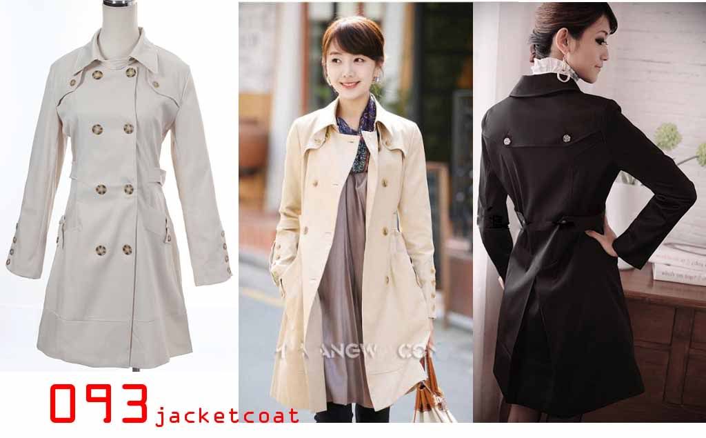 Import Korean Style Coat Long Blazer Jacket Cardigan Wanita