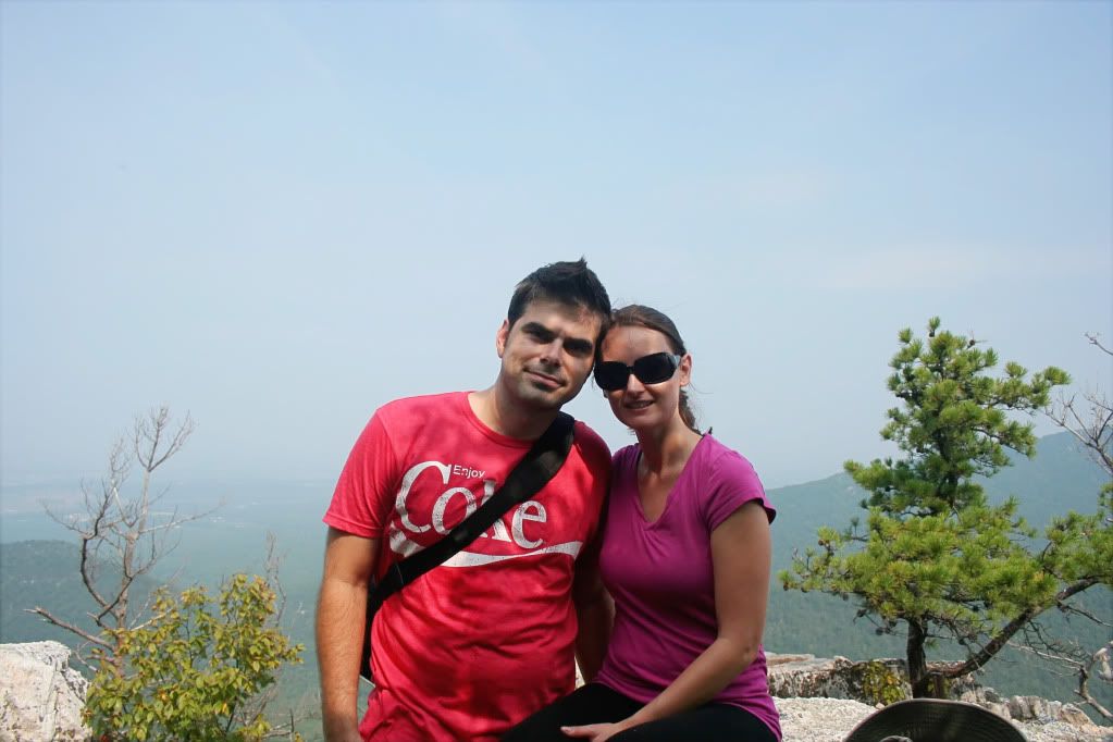 Me and Adam at top of Riprap trail