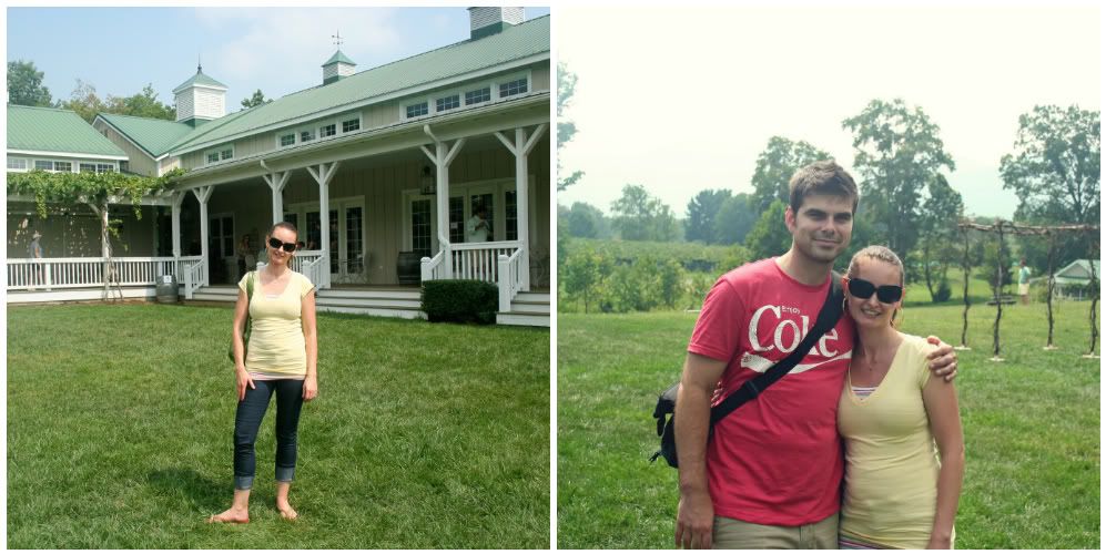 Becky and Adam at Veritas Vineyard and Winery