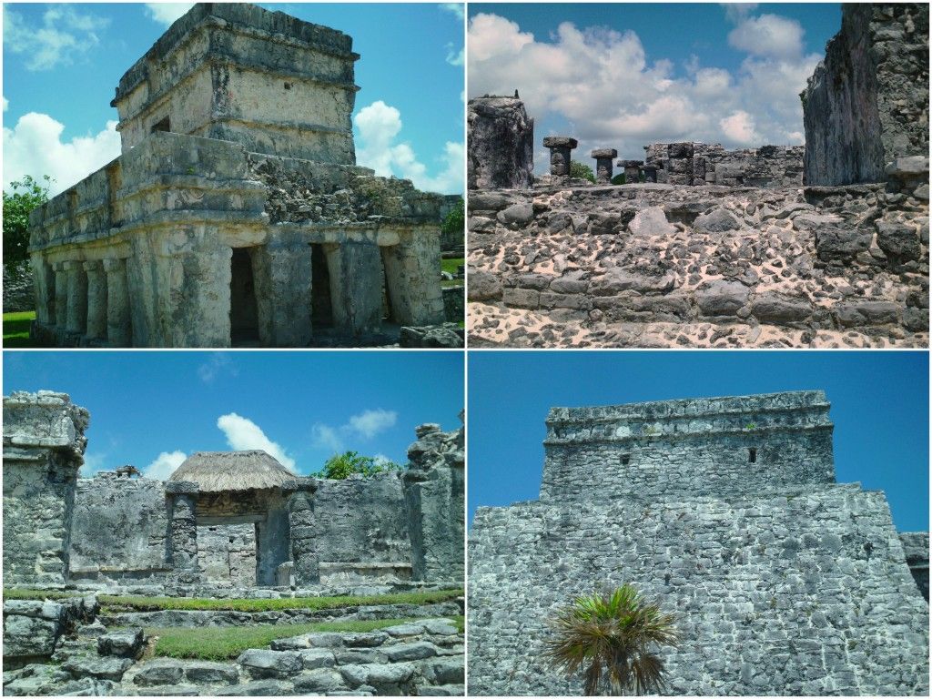 Tulum ruins collage