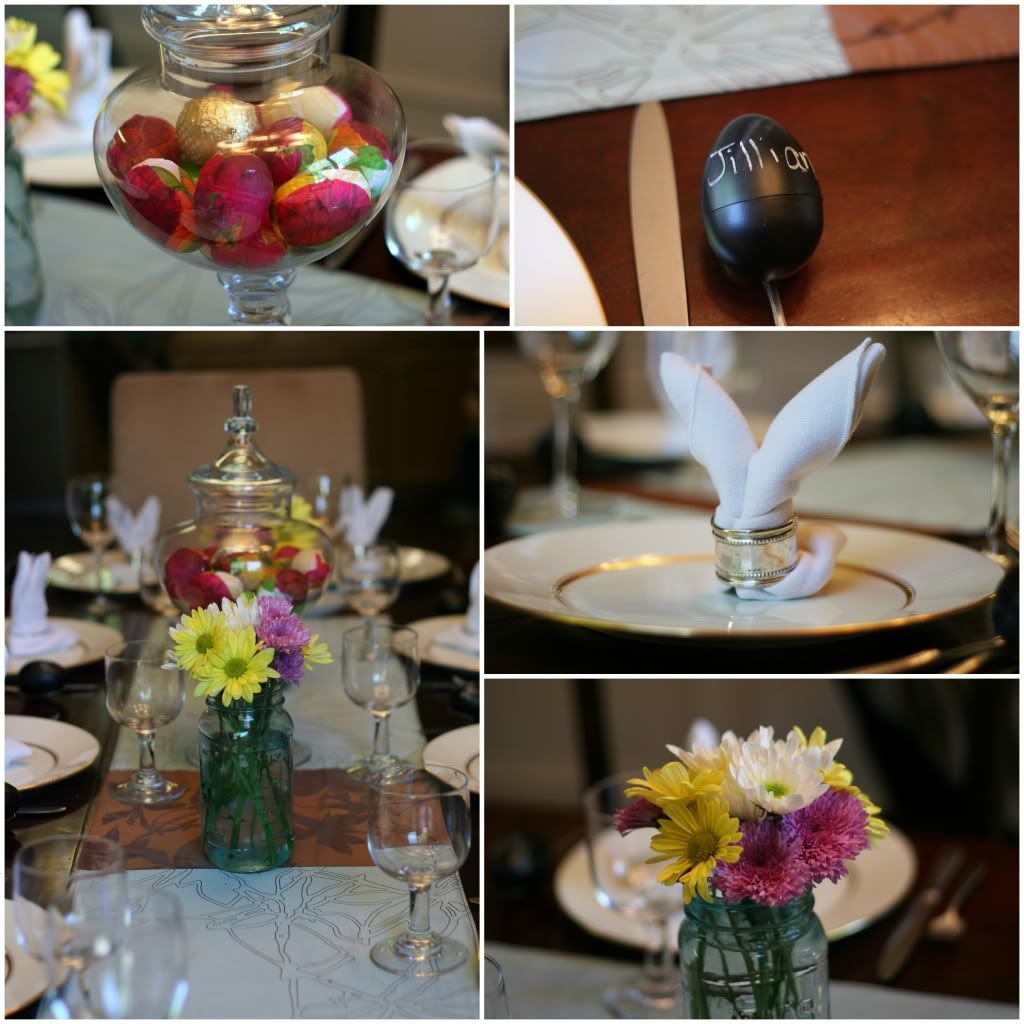 easter tablescape