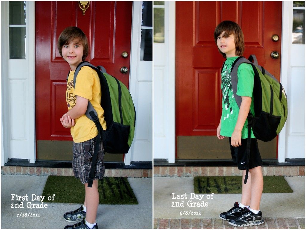 Aidan's First Day/Last Day of 2nd grade