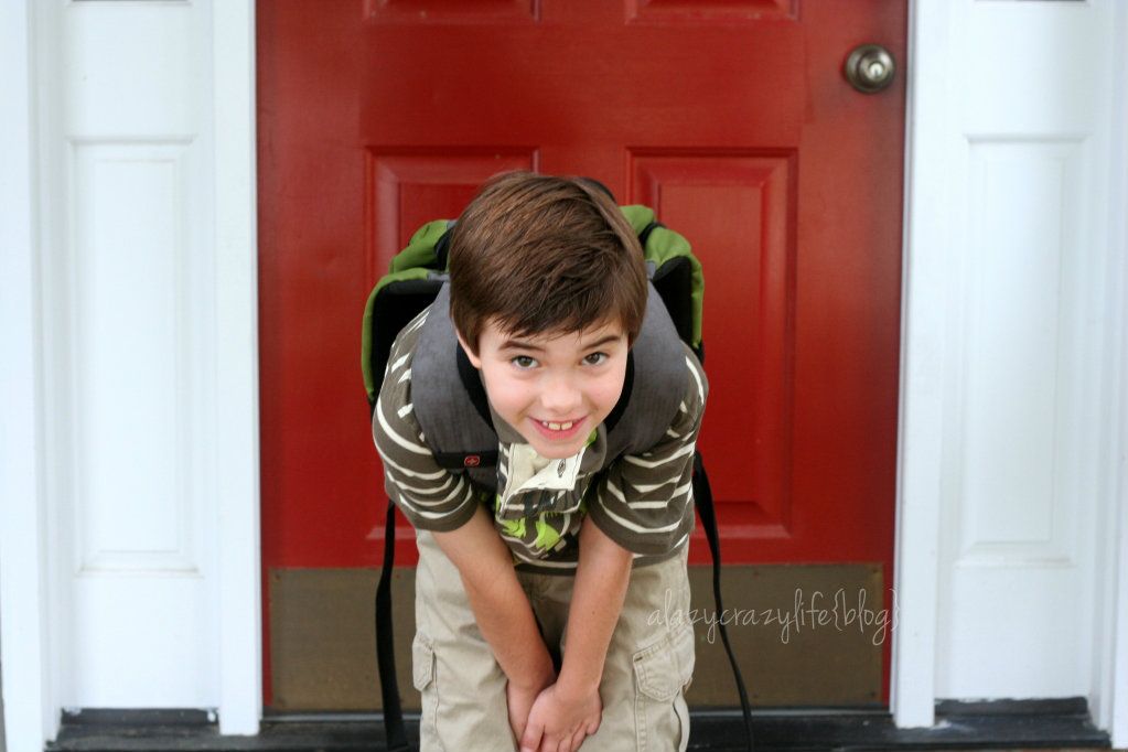 Aidan's first day of 3rd grade