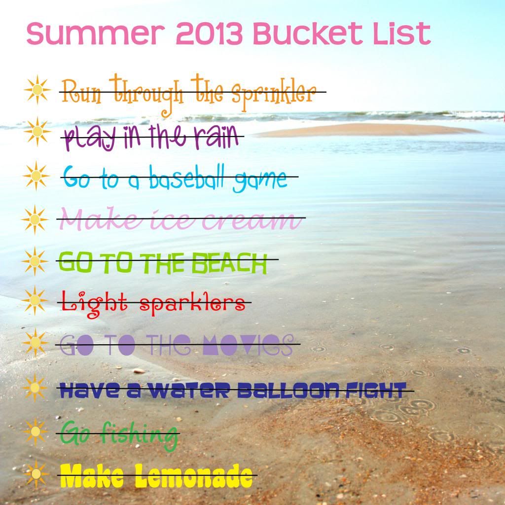 {A Lazy Crazy Life} Summer bucket list