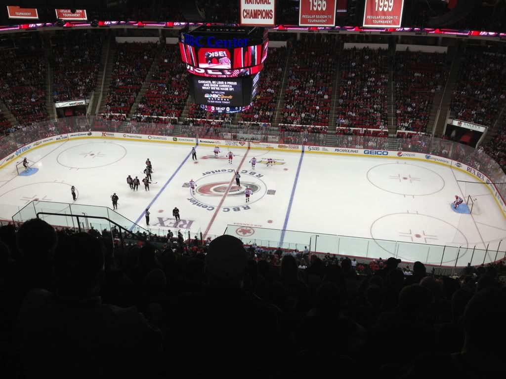 Hurricanes hockey game