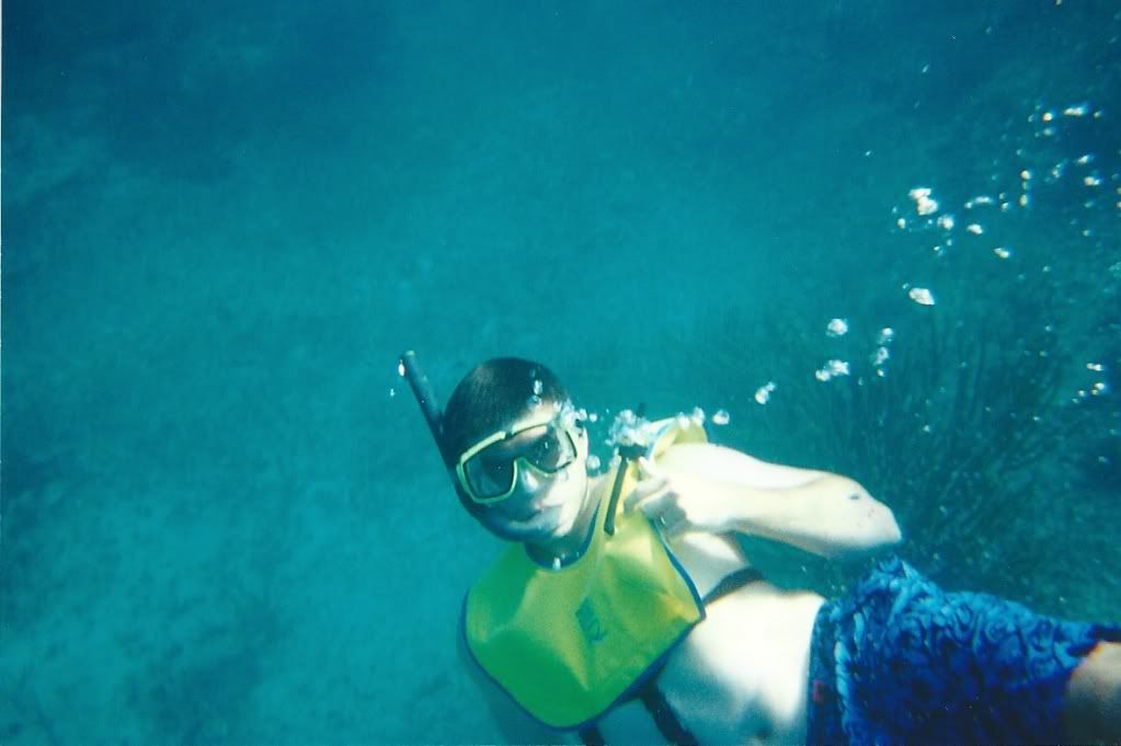 snorkling in Cozumel