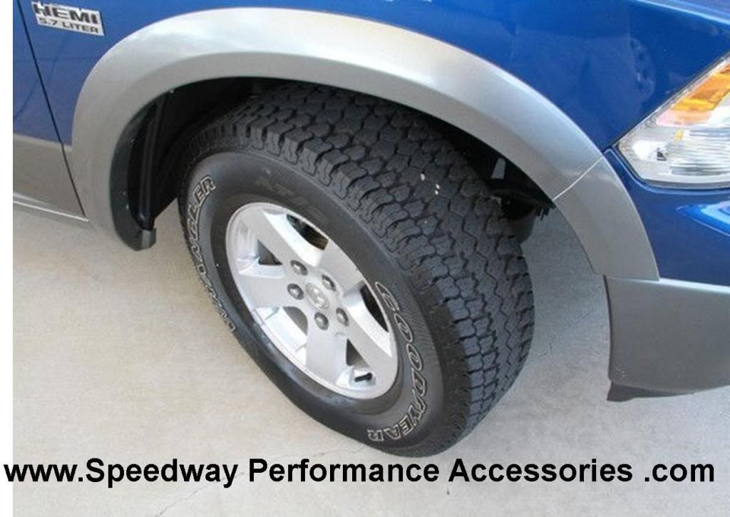 09-2011 dodge ram 2500 fender flare speedway performance accessories