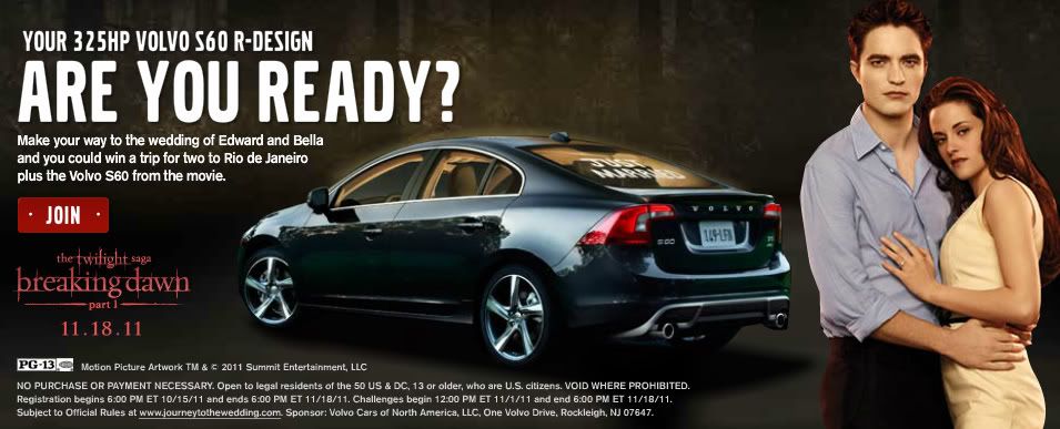 Volvo S60 R-Design "Journey to the Wedding" Contest