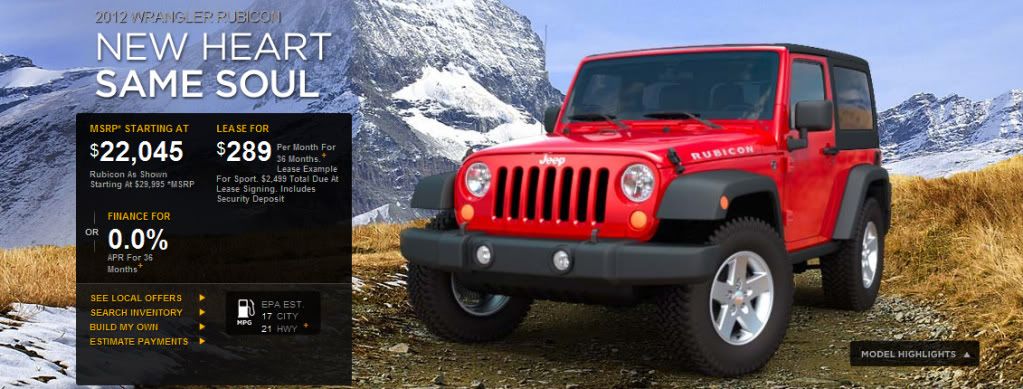 2012 ALG Residual Value Award Jeep Wrangler