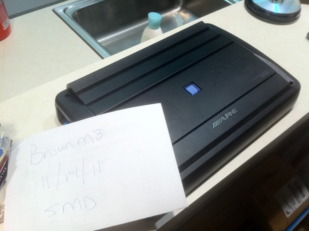 FS: Alpine MRX-M100 Mono Amp - For Sale: Car audio related