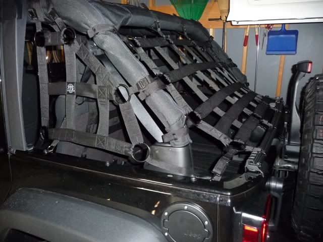 Jeep jk rear cargo net #3