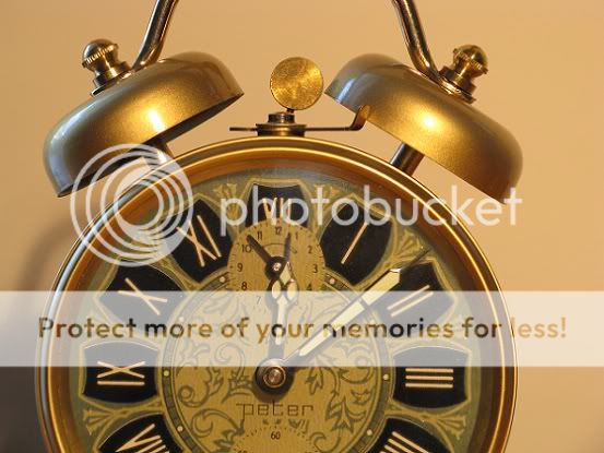 Very Loud New Old Stock Vintage Classic Peter Alarm Clock German Desk