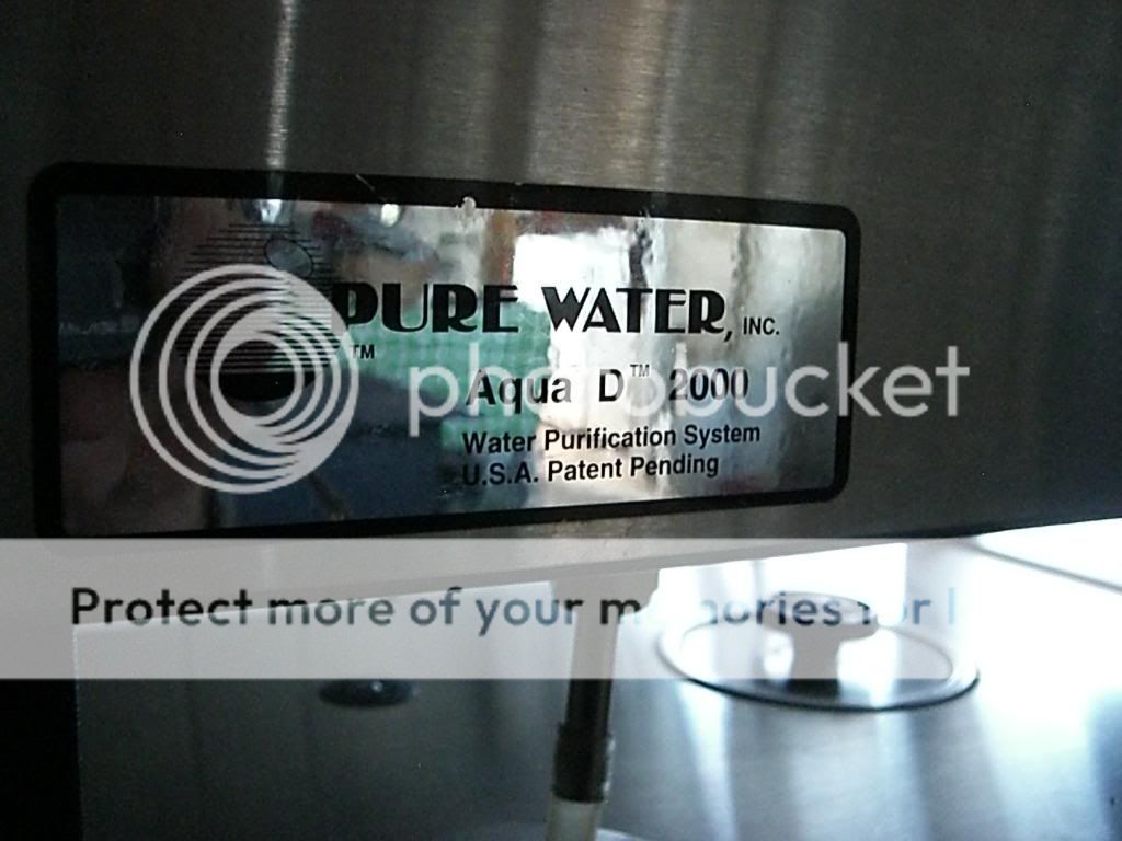 PURE WATER INC. PURE WATER DISTILLER AQUA D2000  