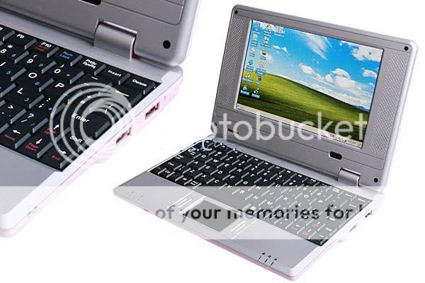   Ship7 inch Mini Laptop Netbook Computer WIFI WinCE 6.0 OS+GIFT  
