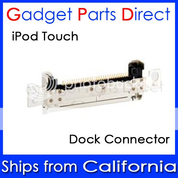 Replacement dock port assembly for ipod touch 2nd Generation